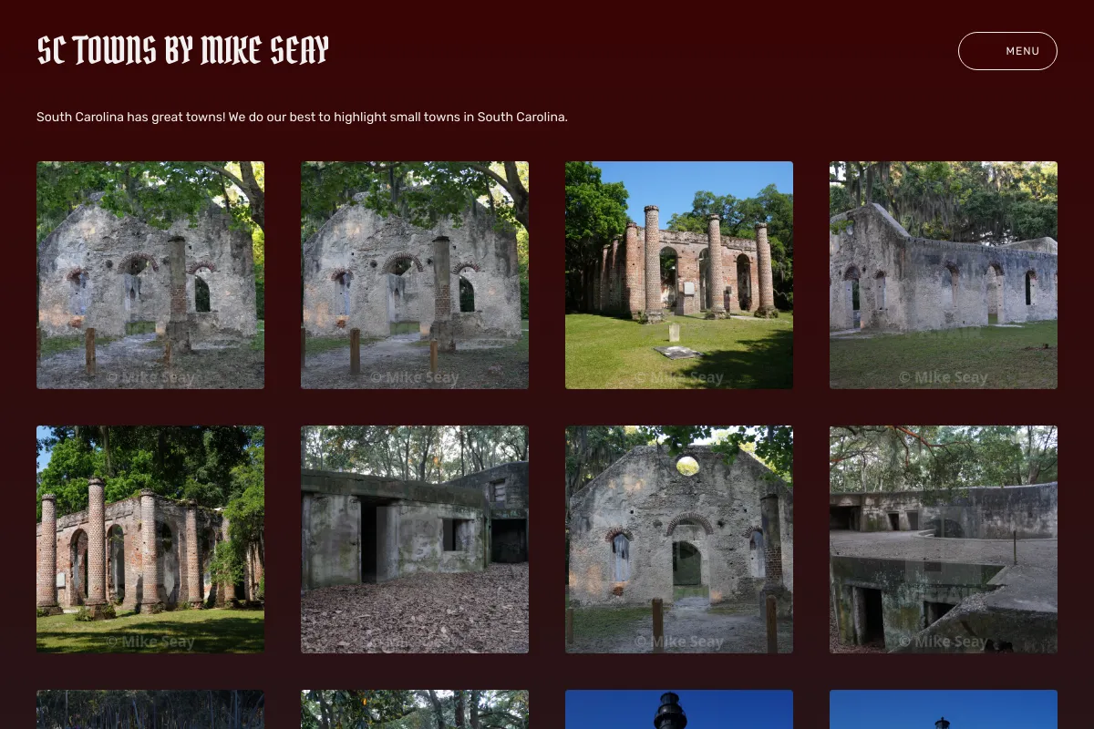 SC Towns by Mike Seay