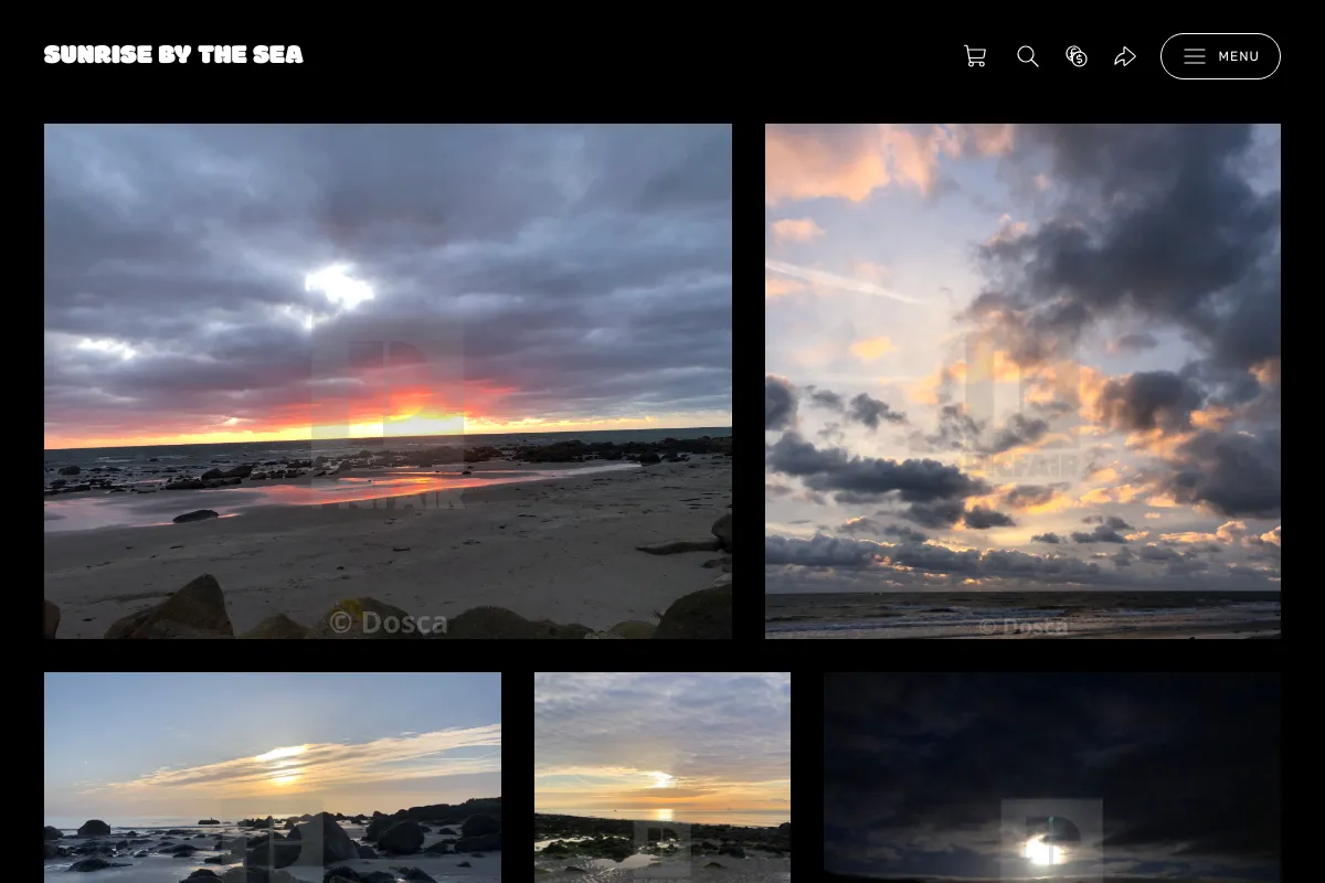 SUNRISE BY THE SEA