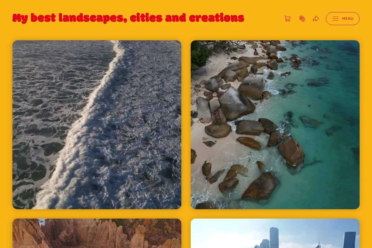 My best landscapes, cities and creations 