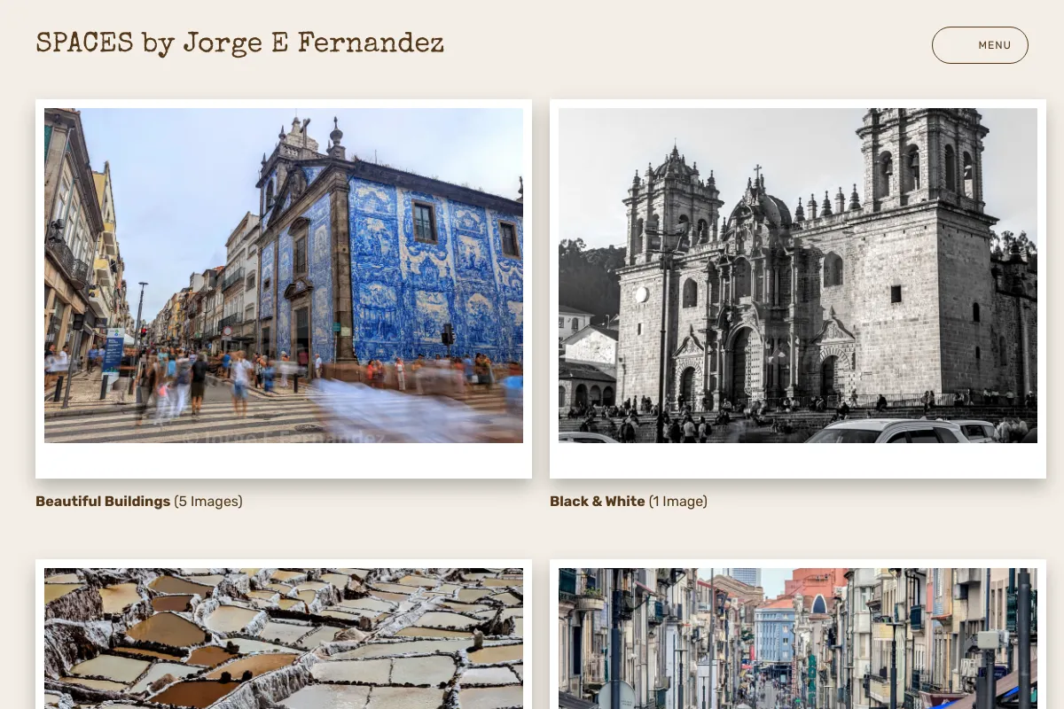 SPACES by Jorge E Fernandez