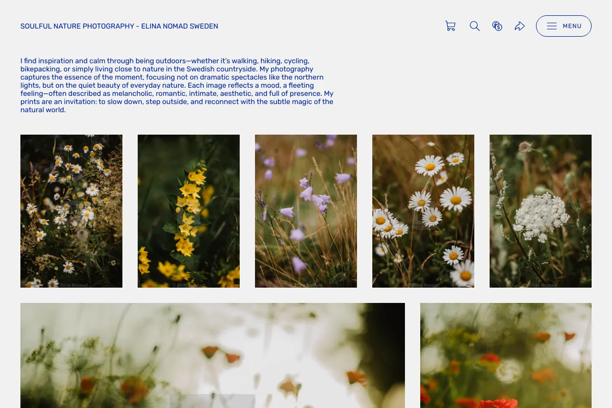 Soulful nature photography - Elina Nomad Sweden