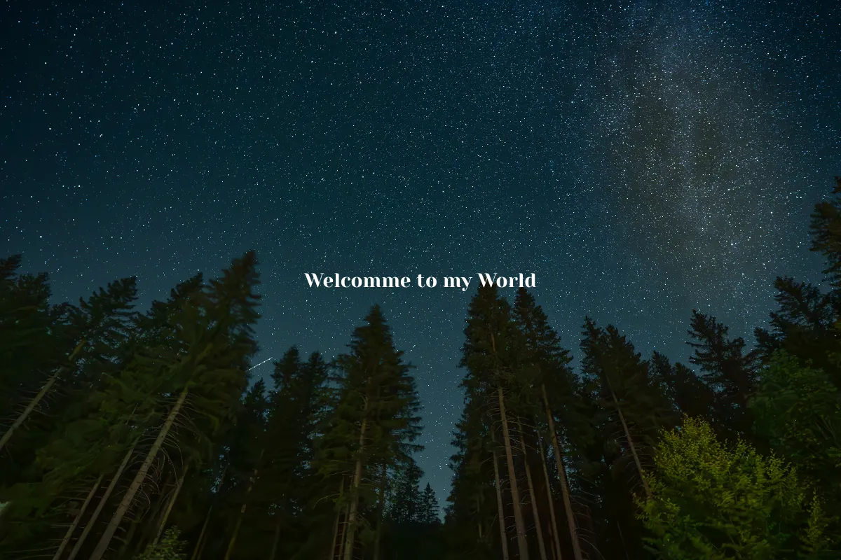 Welcomme to my World