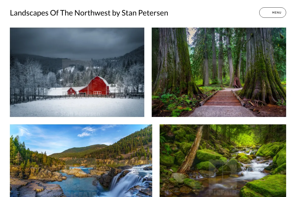 Landscapes Of The Northwest by Stan Petersen