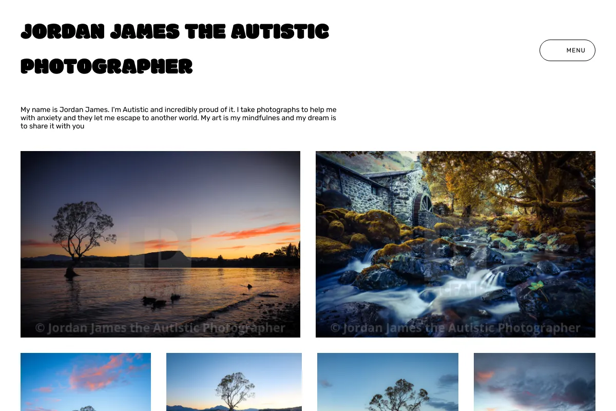 Jordan James the Autistic Photographer 