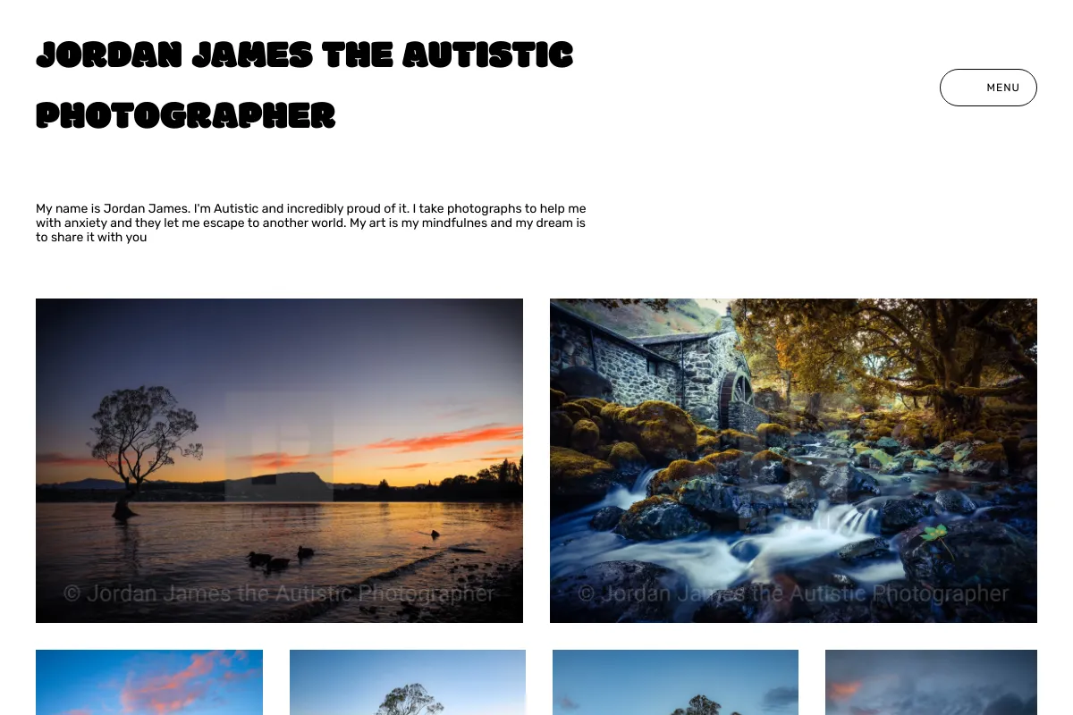 Jordan James the Autistic Photographer 