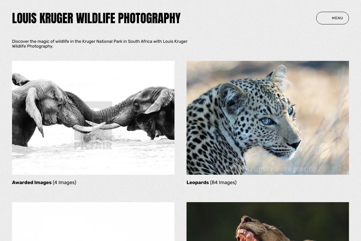 Louis Kruger Wildlife Photography