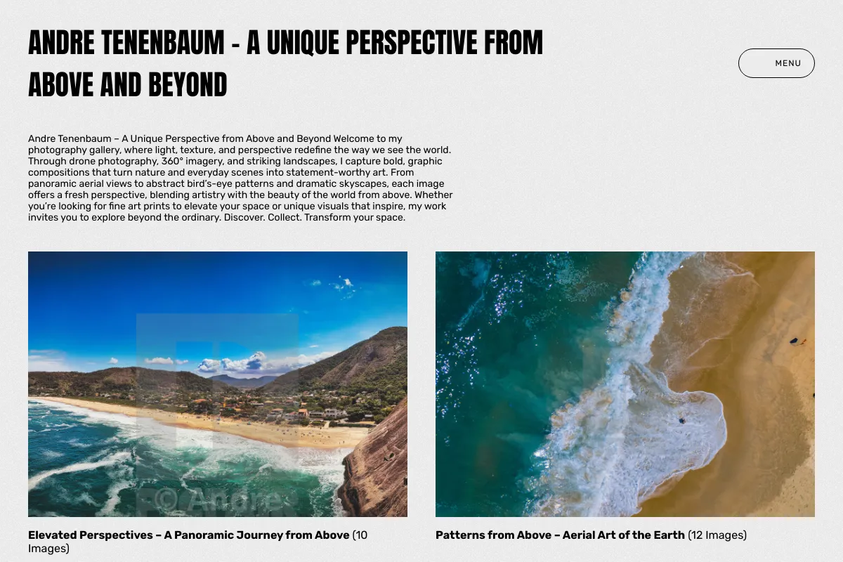 Andre Tenenbaum – A Unique Perspective from Above and Beyond