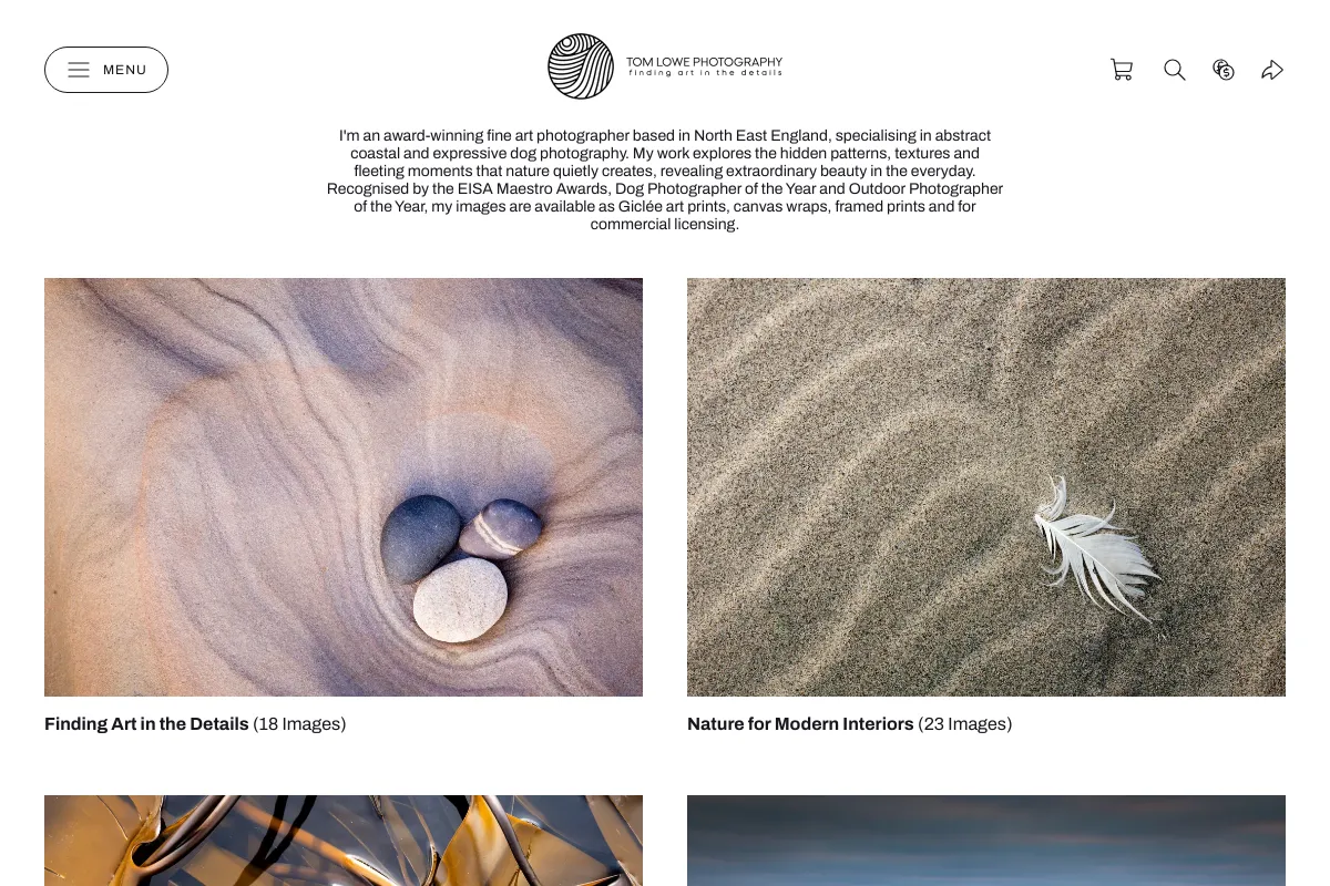 Tom Lowe Photography - Finding Art in the Details