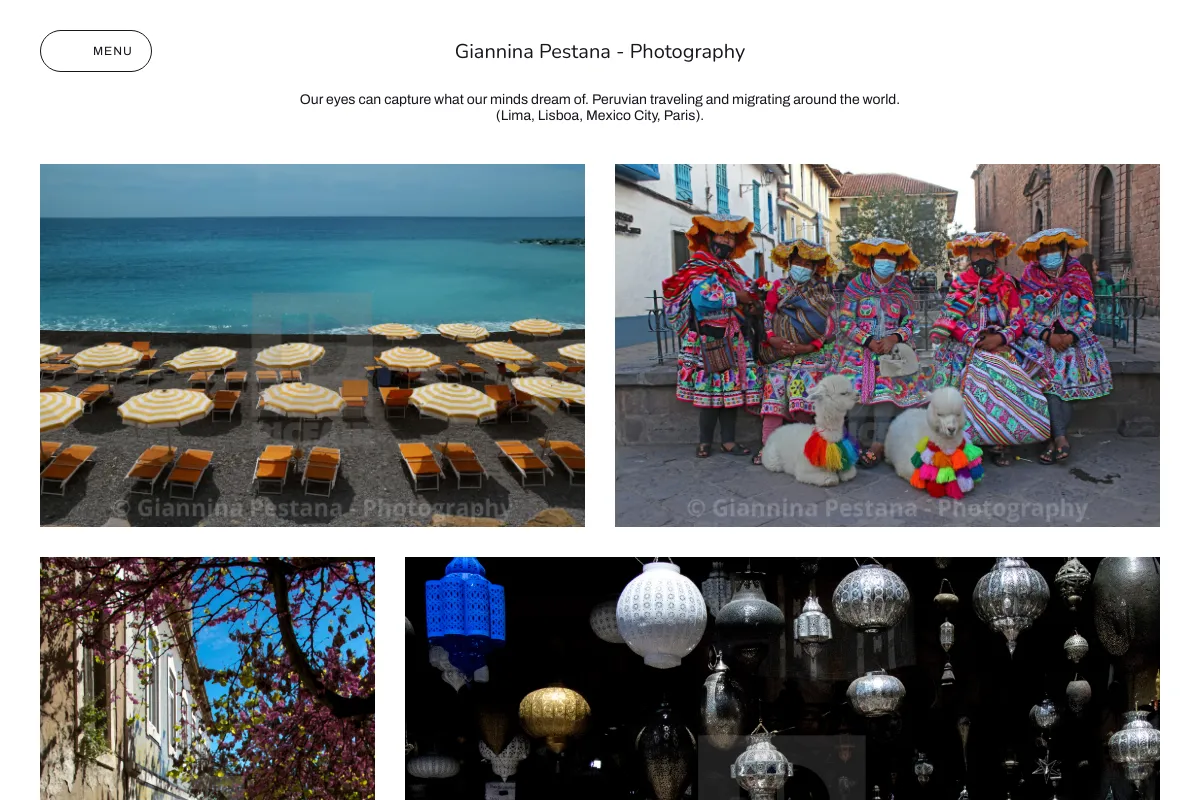 Giannina Pestana - Photography