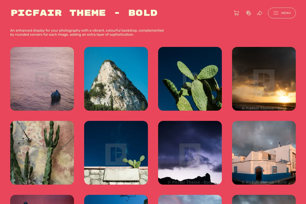 Picfair Theme - Bold