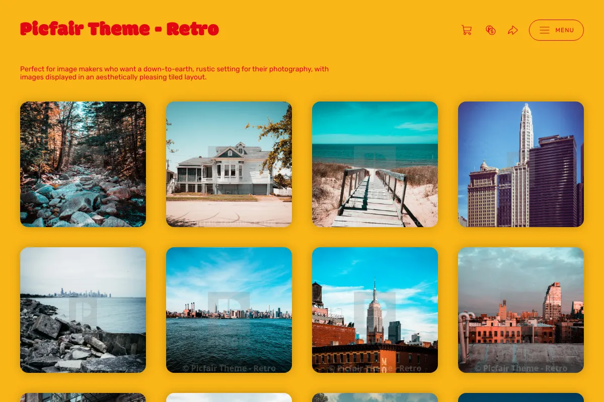 Picfair Theme - Retro