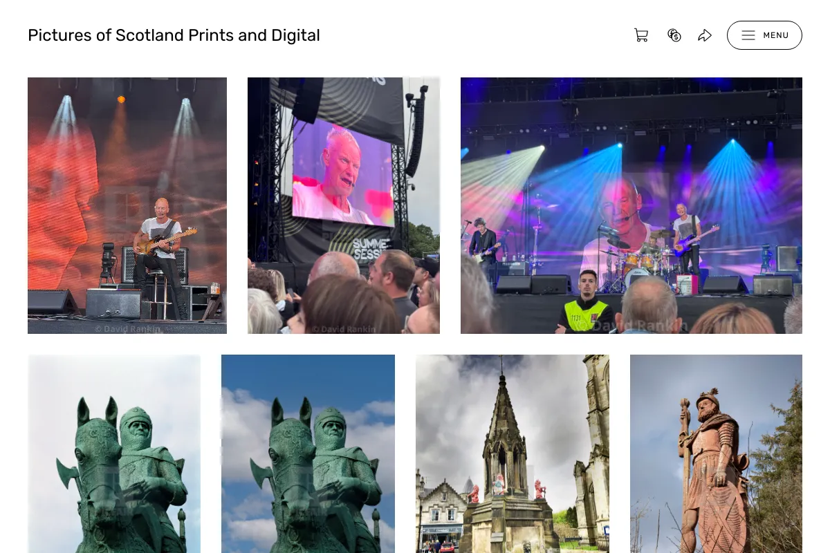 Pictures of Scotland Prints and Digital