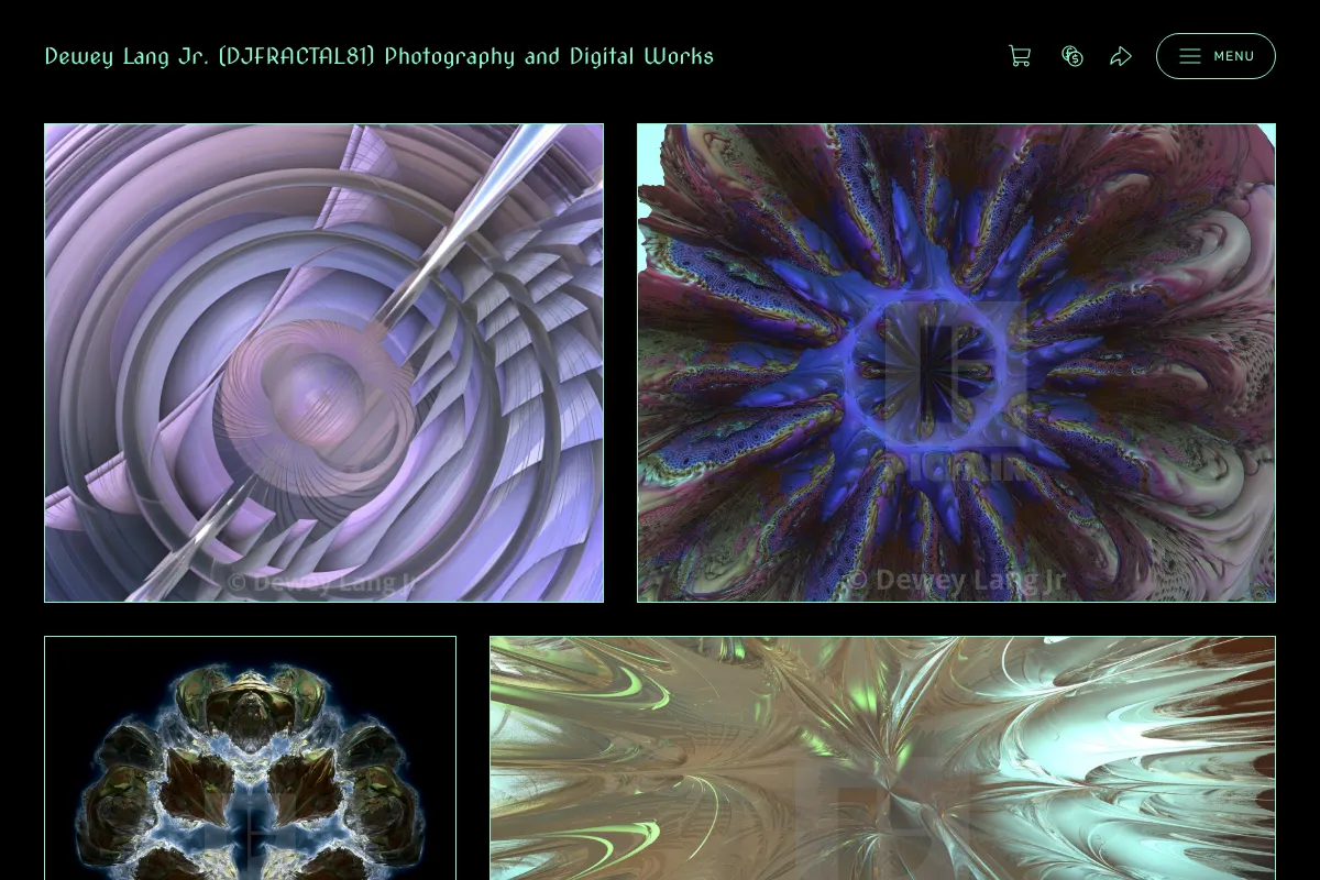 Dewey Lang Jr. (DJFRACTAL81) Photography and Digital Works
