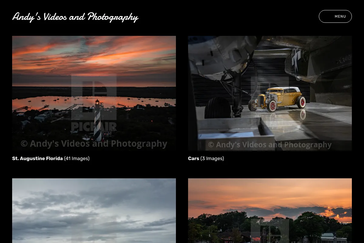 Andy's Videos and Photography